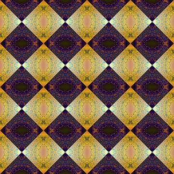 Square seamless abstract pattern texture. Woven pattern of rhombuses and tr.. Stock Photos