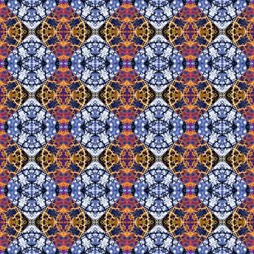 Square seamless abstract pattern texture. Woven pattern of rhombuses and tr.. Stock Photos