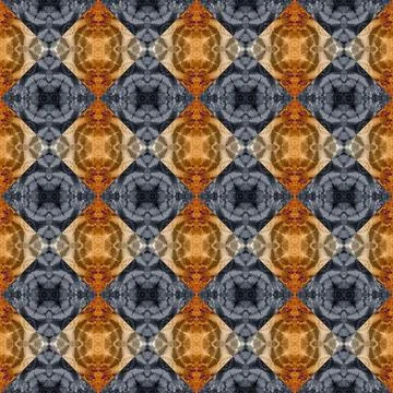 Square seamless abstract pattern texture. Woven pattern of rhombuses and tr.. Foto stock