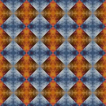 Square seamless abstract pattern texture. Woven pattern of rhombuses and tr.. Foto stock