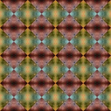 Square seamless abstract pattern texture. Woven pattern of rhombuses and tr.. Stock Photos