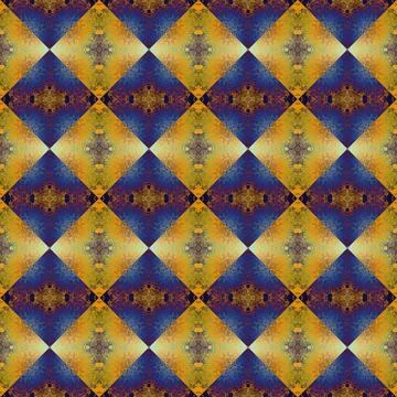 Square seamless abstract pattern texture. Woven pattern of rhombuses and tr.. Stock Photos