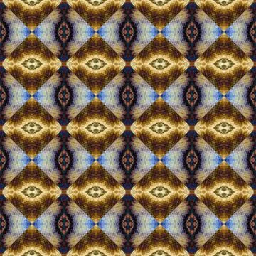 Square seamless abstract pattern texture. Woven pattern of rhombuses and tr.. Stock Photos