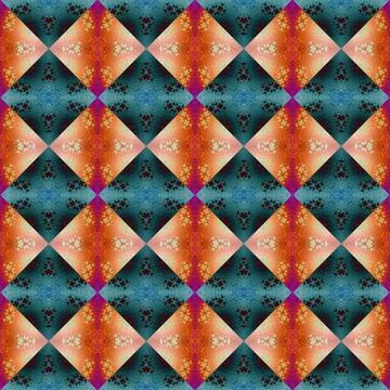 Square seamless abstract pattern texture. Woven pattern of rhombuses and tr.. Stock Photos