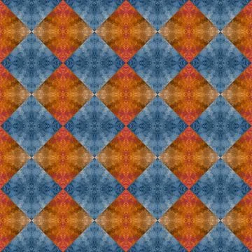 Square seamless abstract pattern texture. Woven pattern of rhombuses and tr.. Foto stock