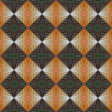 Square seamless abstract pattern texture. Woven pattern of rhombuses and tr.. Stock Photos
