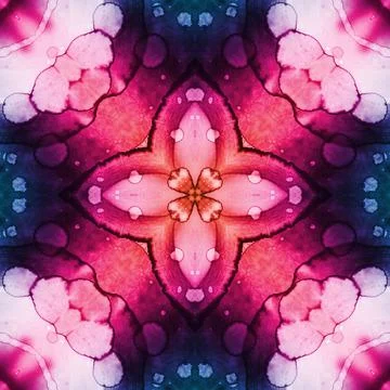 Square seamless pattern. Beautiful abstract pattern. Art kaleidoscope. prin.. Stock Illustration