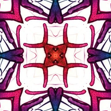 Square seamless pattern. Beautiful abstract pattern. Art kaleidoscope. prin.. Stock Illustration