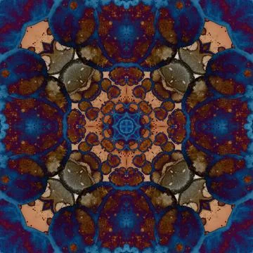 Square seamless pattern. Beautiful abstract pattern. Art kaleidoscope. prin.. Stock Illustration