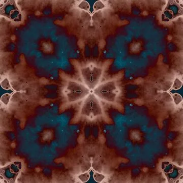 Square seamless pattern. Beautiful abstract pattern. Art kaleidoscope. prin.. Stock Illustration