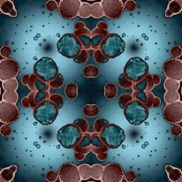 Square seamless pattern. Beautiful abstract pattern. Art kaleidoscope. prin.. Illustrazione stock