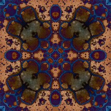 Square seamless pattern. Beautiful abstract pattern. Art kaleidoscope. prin.. Stock Illustration