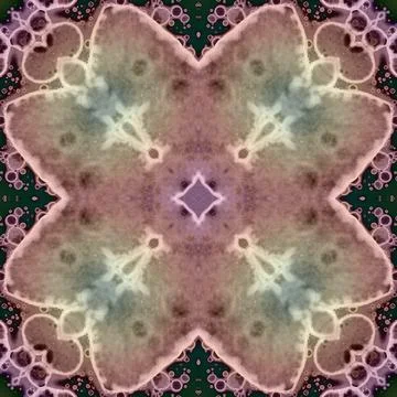 Square seamless pattern. Beautiful abstract pattern. Art kaleidoscope. prin.. Stock Illustration