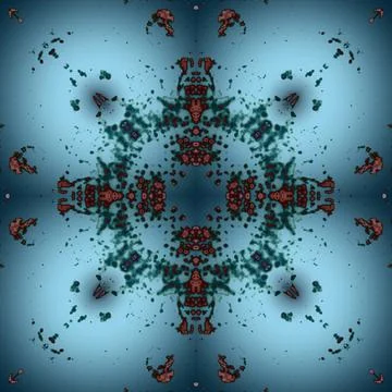 Square seamless pattern. Beautiful abstract pattern. Art kaleidoscope. prin.. Stock Illustration