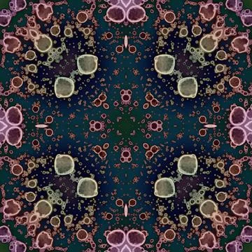 Square seamless pattern. Beautiful abstract pattern. Art kaleidoscope. prin.. Stock Illustration