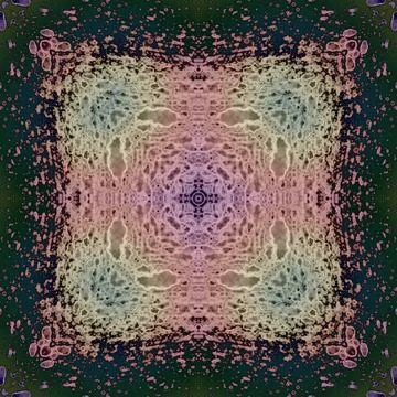 Square seamless pattern. Beautiful abstract pattern. Art kaleidoscope. prin.. Stock Illustration