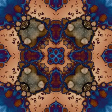Square seamless pattern. Beautiful abstract pattern. Art kaleidoscope. prin.. Stock Illustration