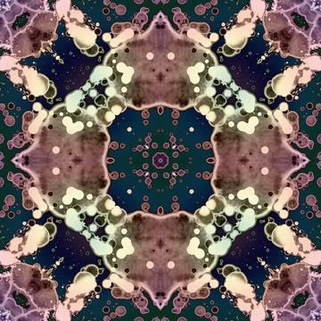 Square seamless pattern. Beautiful abstract pattern. Art kaleidoscope. prin.. Stock Illustration