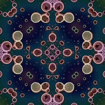 Square seamless pattern. Beautiful abstract pattern. Art kaleidoscope. prin.. Stock Illustration