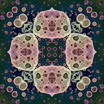 Square seamless pattern. Beautiful abstract pattern. Art kaleidoscope. prin.. Stock Illustration