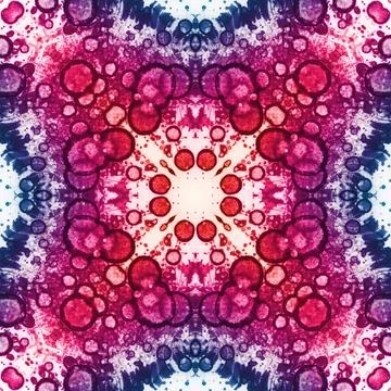Square seamless pattern. Beautiful abstract pattern. Art kaleidoscope. prin.. Stock Illustration