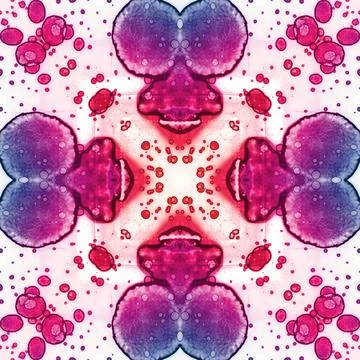 Square seamless pattern. Beautiful abstract pattern. Art kaleidoscope. prin.. Illustrazione stock