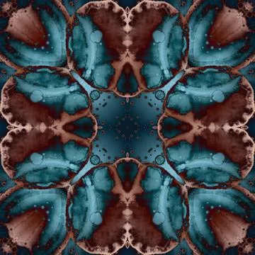 Square seamless pattern. Beautiful abstract pattern. Art kaleidoscope. prin.. Stock Illustration