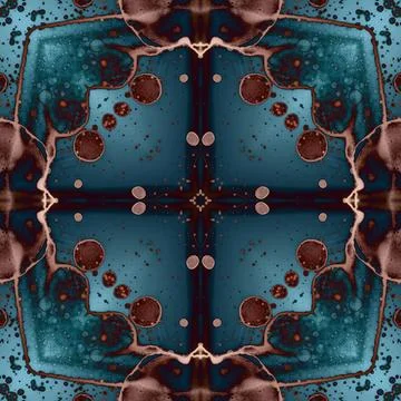 Square seamless pattern. Beautiful abstract pattern. Art kaleidoscope. prin.. Stock Illustration