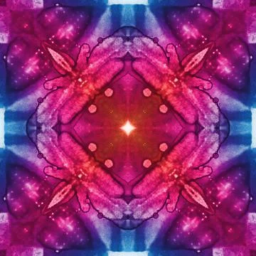 Square seamless pattern. Beautiful abstract pattern. Art kaleidoscope. prin.. Stock Illustration