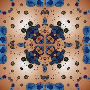 Square seamless pattern. Beautiful abstract pattern. Art kaleidoscope. prin.. Stock Illustration