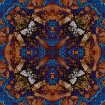 Square seamless pattern. Beautiful abstract pattern. Art kaleidoscope. prin.. Stock Illustration