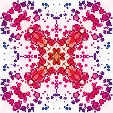 Square seamless pattern. Beautiful abstract pattern. Art kaleidoscope. prin.. Stock Illustration