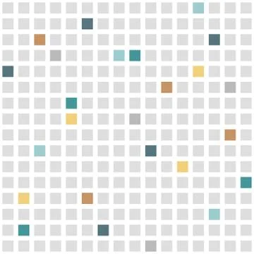 Square seamless pattern Stock Illustration