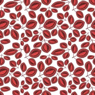 Square, seamless pattern, leaf pattern. Background for site or blog, textiles 스톡 일러스트
