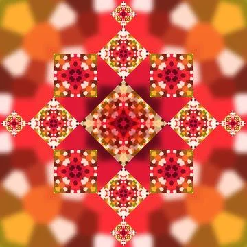 Square seamless pattern. Small pattern Stock Illustration