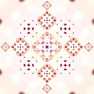 Square seamless pattern. Small pattern Illustrazione stock