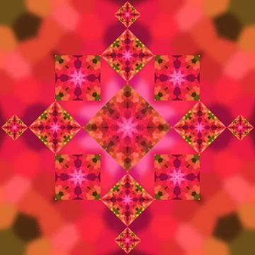 Square seamless pattern. Small pattern Stock Illustration