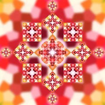 Square seamless pattern. Small pattern Stock Illustration