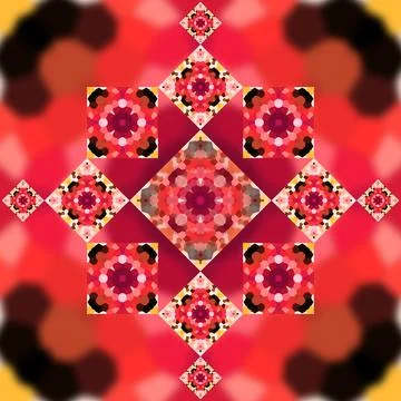 Square seamless pattern. Small pattern Illustrazione stock