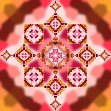 Square seamless pattern. Small pattern Illustrazione stock