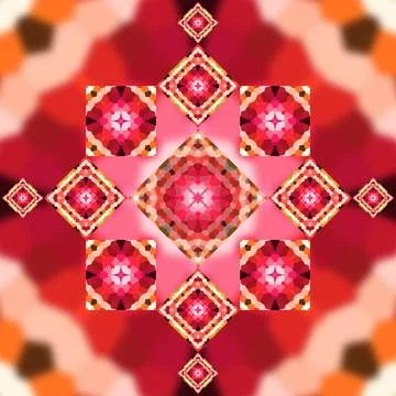 Square seamless pattern. Small pattern Stock Illustration