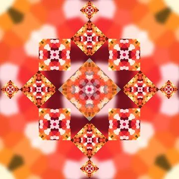 Square seamless pattern. Small pattern Stock Illustration