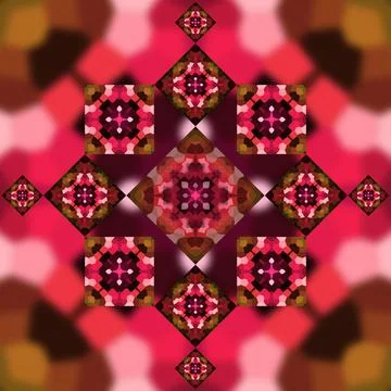 Square seamless pattern. Small pattern Illustrazione stock