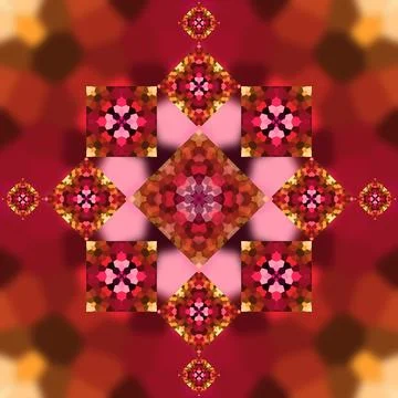 Square seamless pattern. Small pattern Stock Illustration