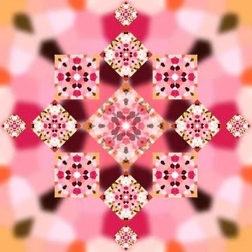 Square seamless pattern. Small pattern Stock Illustration