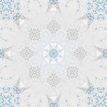 Square seamless patterns. Kaleidoscope pattern is symmetrical 스톡 일러스트