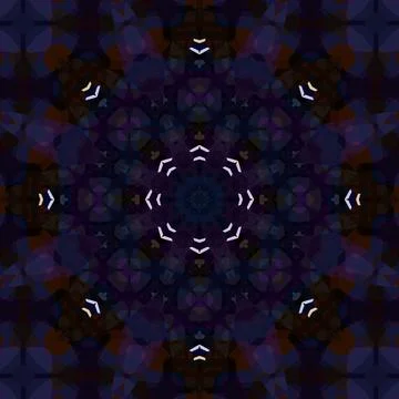 Square seamless patterns. Kaleidoscope pattern is symmetrical 스톡 일러스트