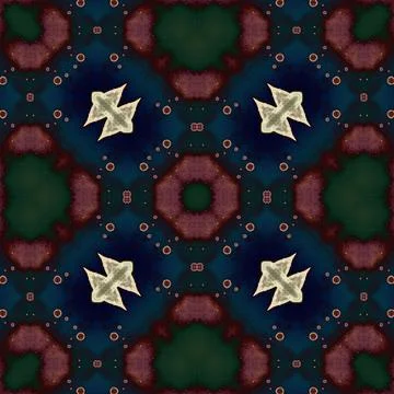 Square seamless patterns. Woven wonderful digital patterns. Modern fashion... Ilustração Stock