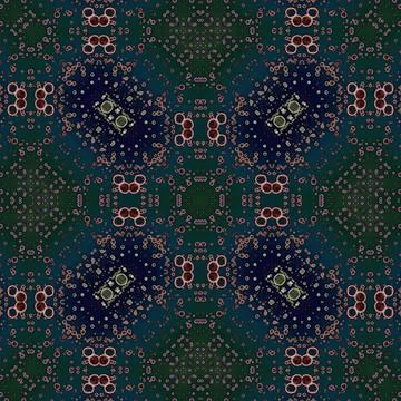 Square seamless patterns. Woven wonderful digital patterns. Modern fashion... Illustrazione stock