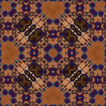 Square seamless patterns. Woven wonderful digital patterns. Modern fashion... Stock Illustration